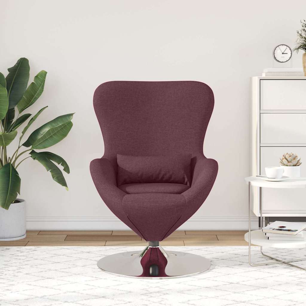 Eiersessel Hellgrau 63 x 73 x 90 cm Stoff