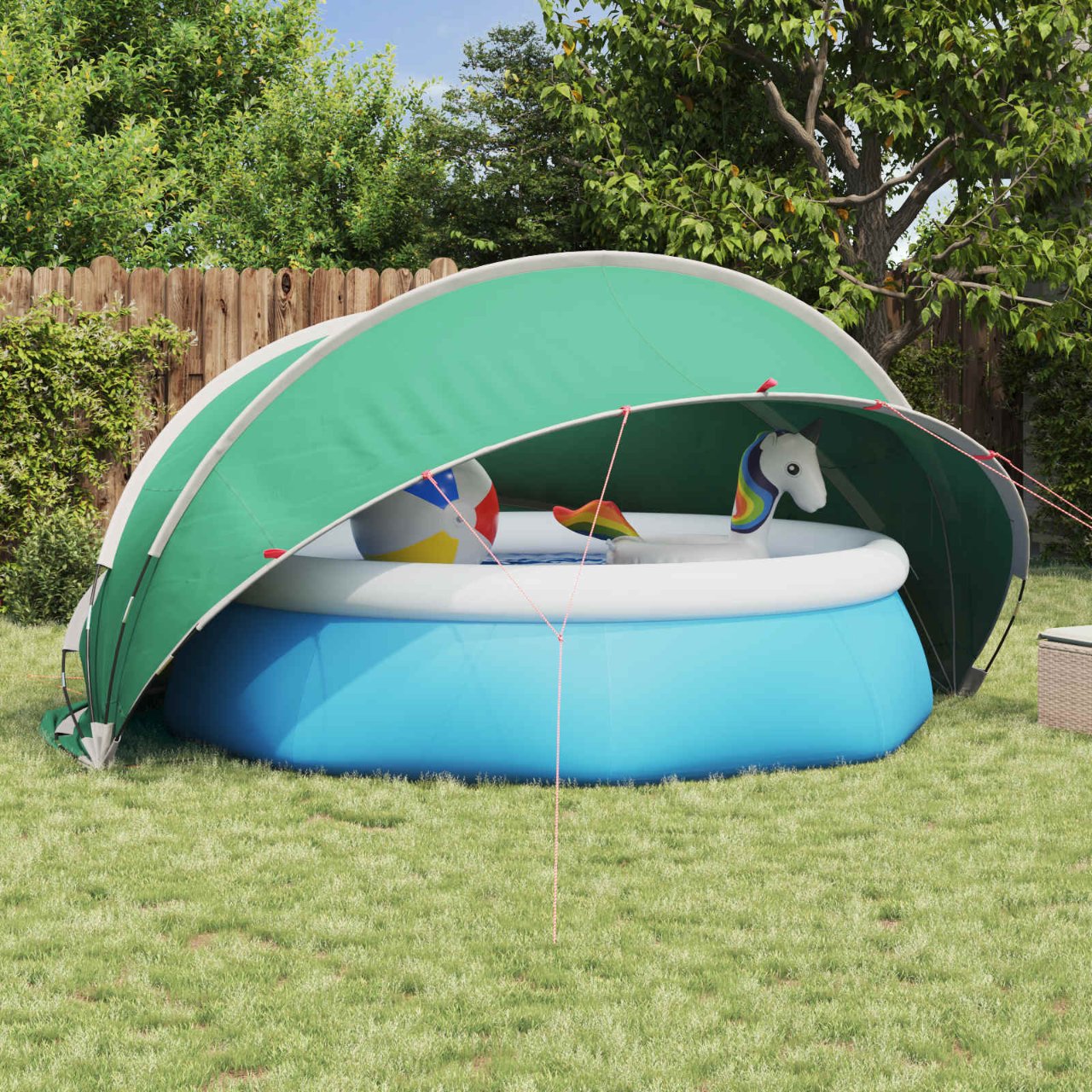 Pool-Dome 336 x 322 x 160 cm 185T Polyester mit PU-Beschichtung