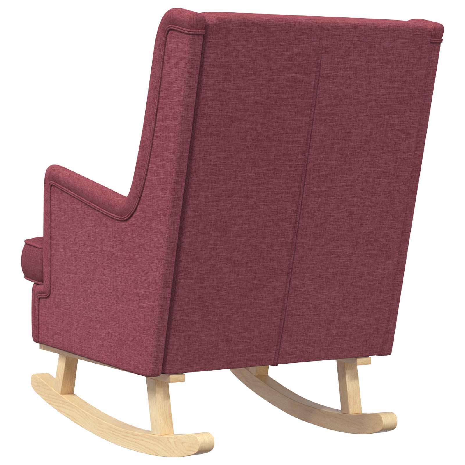 Schaukelstuhl Hellgrau 62 x 80 x 85 cm Stoff