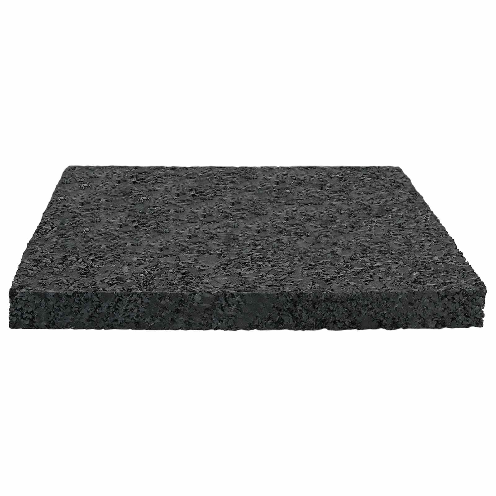 Gummigranulat-Patiopad Schwarz 6 x 9 x 0,3 cm Gummi