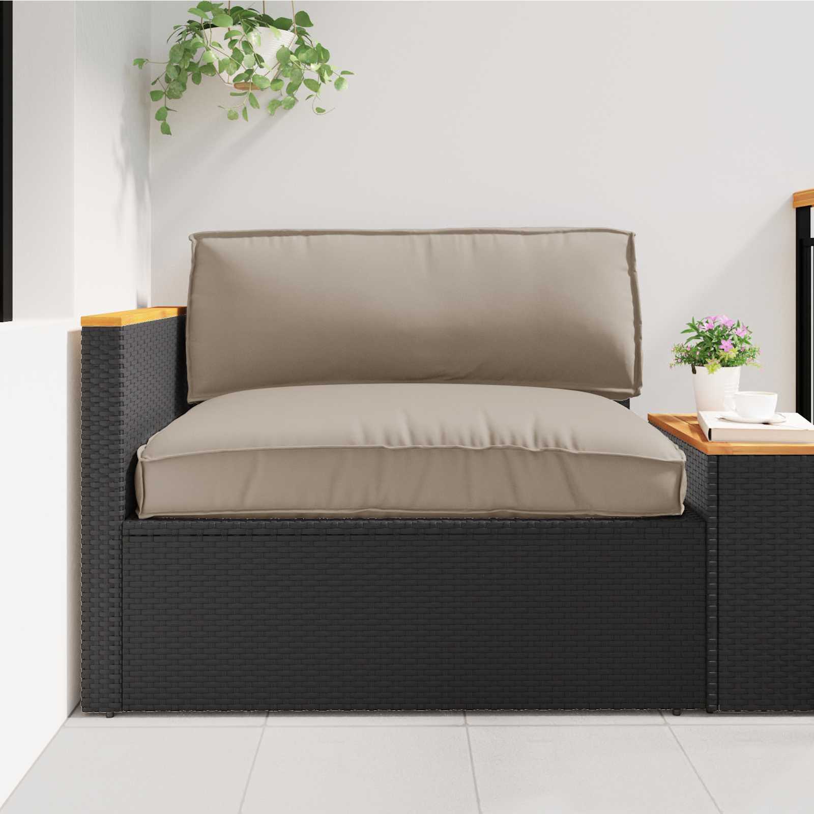 Palettenkissenset 2 pcs Anthrazit Oxford-Stoff
