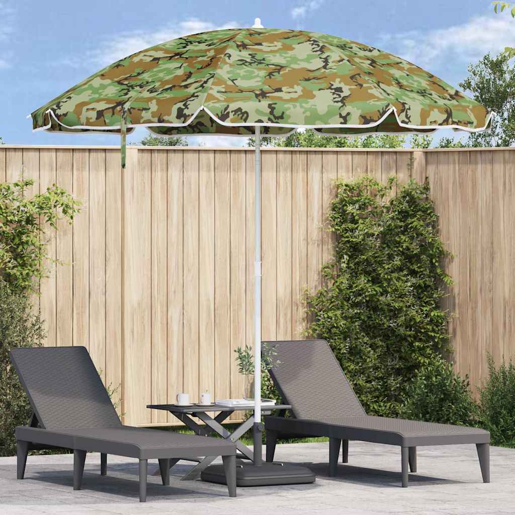 Sonnenschirm mit Stahlmast Sandfarbe 180 cm