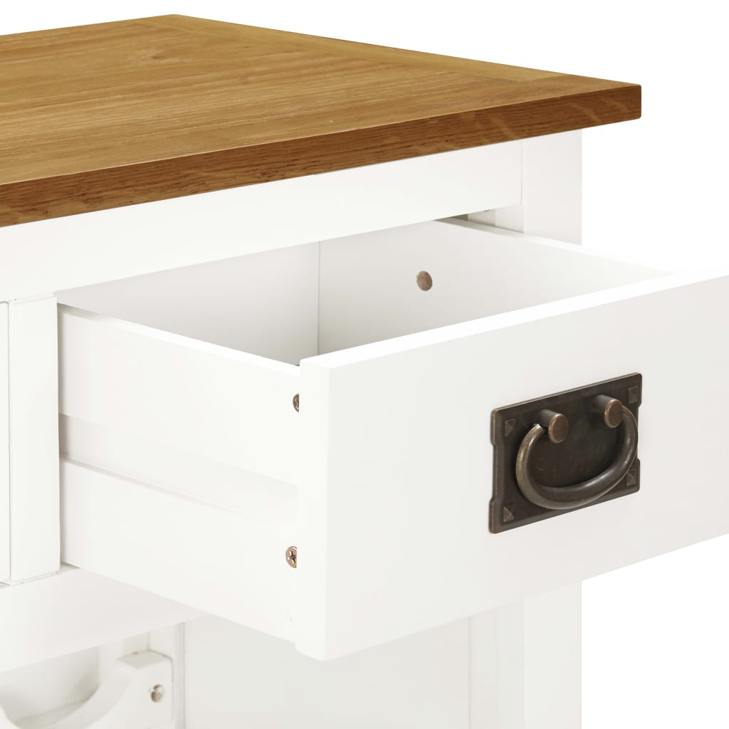 Weinschrank 72x32x90 cm Massivholz Eiche