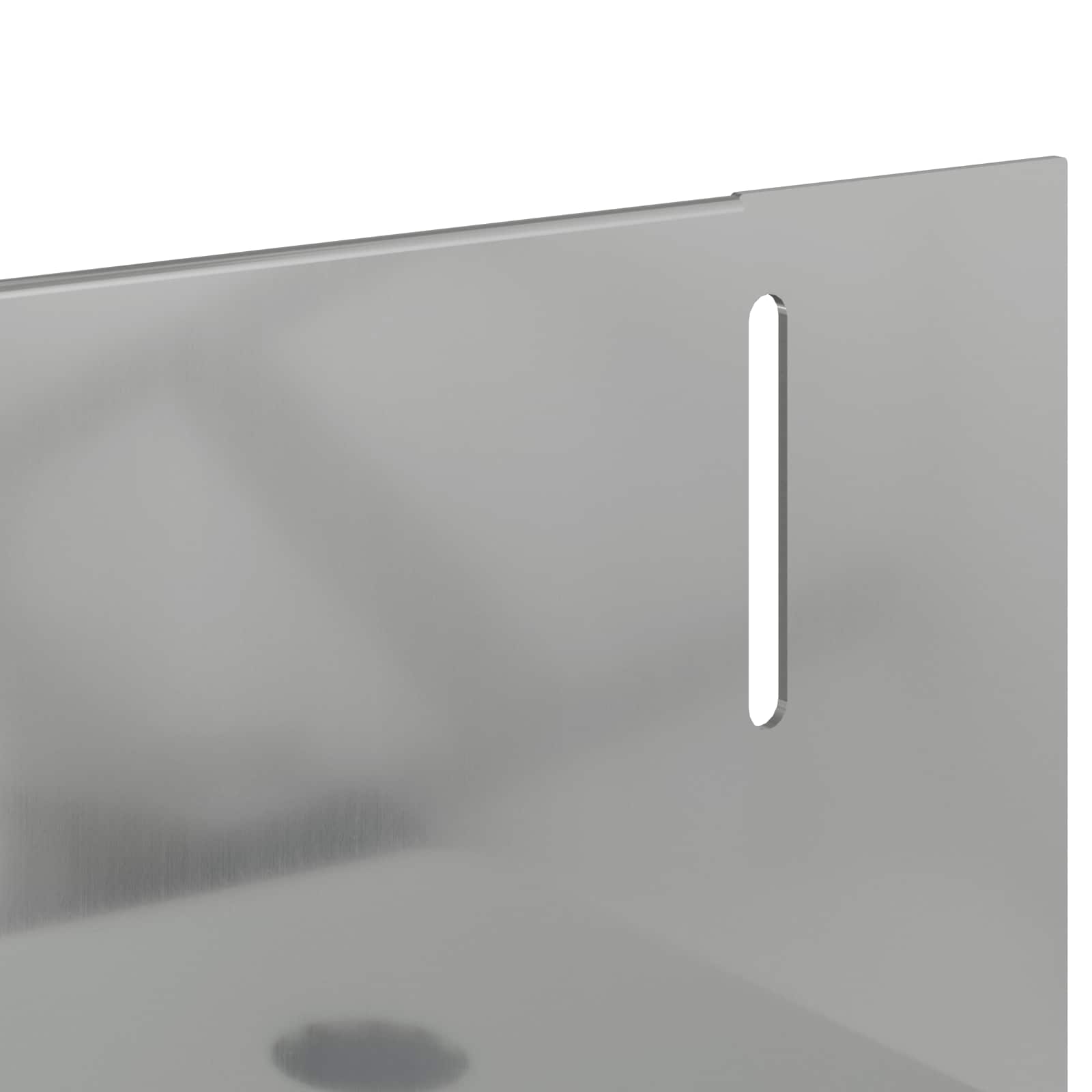 Raseneinfassung 10 pcs 102 x 4 x 4 cm Stahl Schwarz