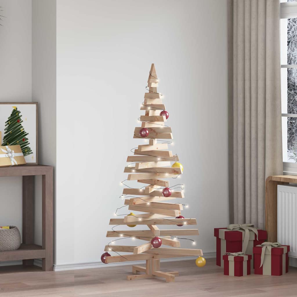 Weihnachtsbäume mit Ständer Natur 60 cm Massivholz Kiefer