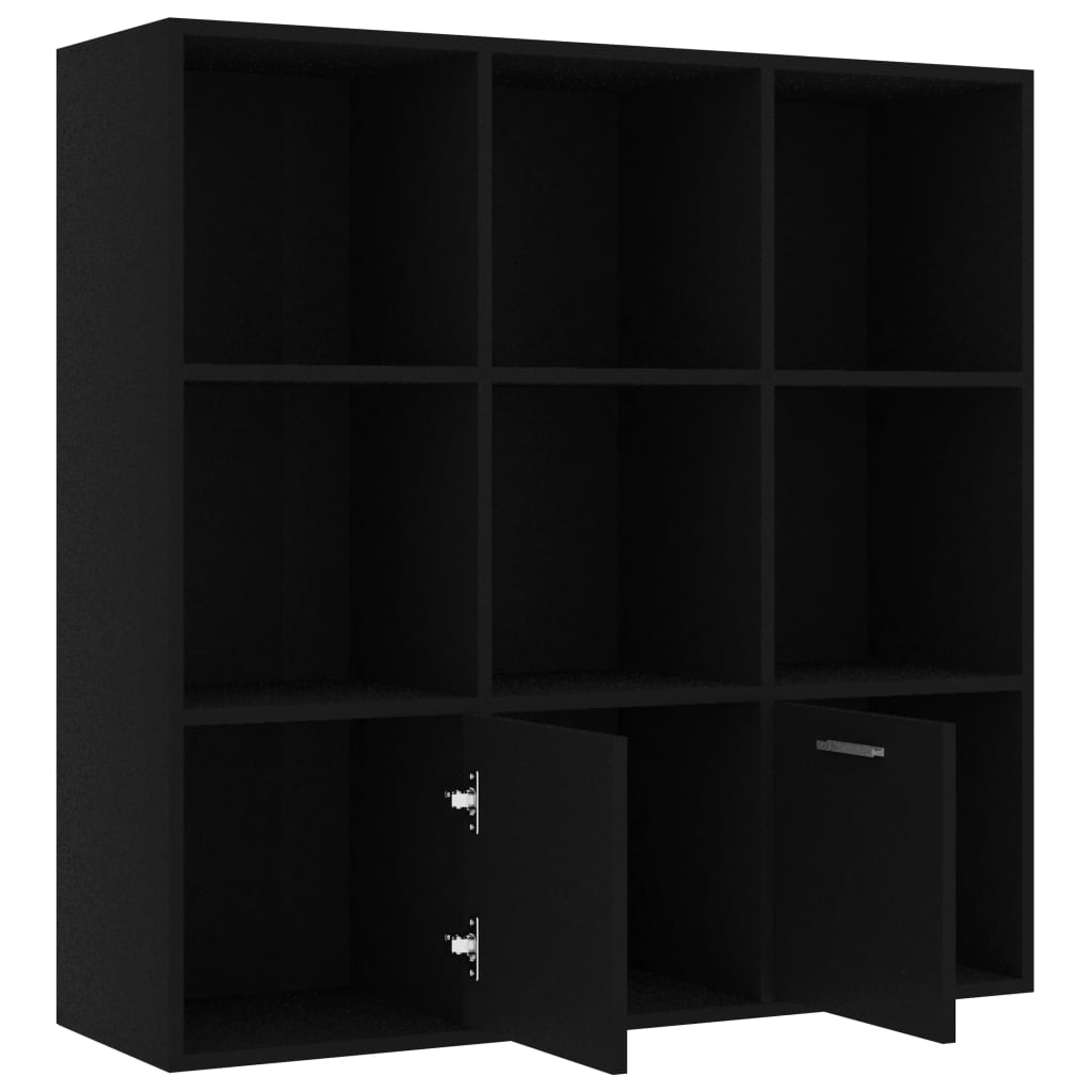 Bücherregal Weiß 98x30x98 cm Holzwerkstoff