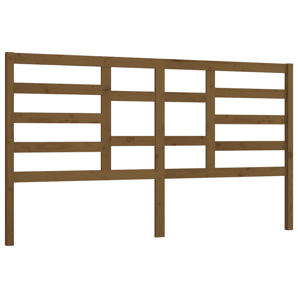 Bett-Kopfteil Grau 81x4x104 cm Massivholz Kiefer