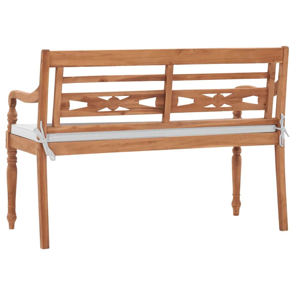 Batavia-Sitzbank 150 cm Massivholz Teak