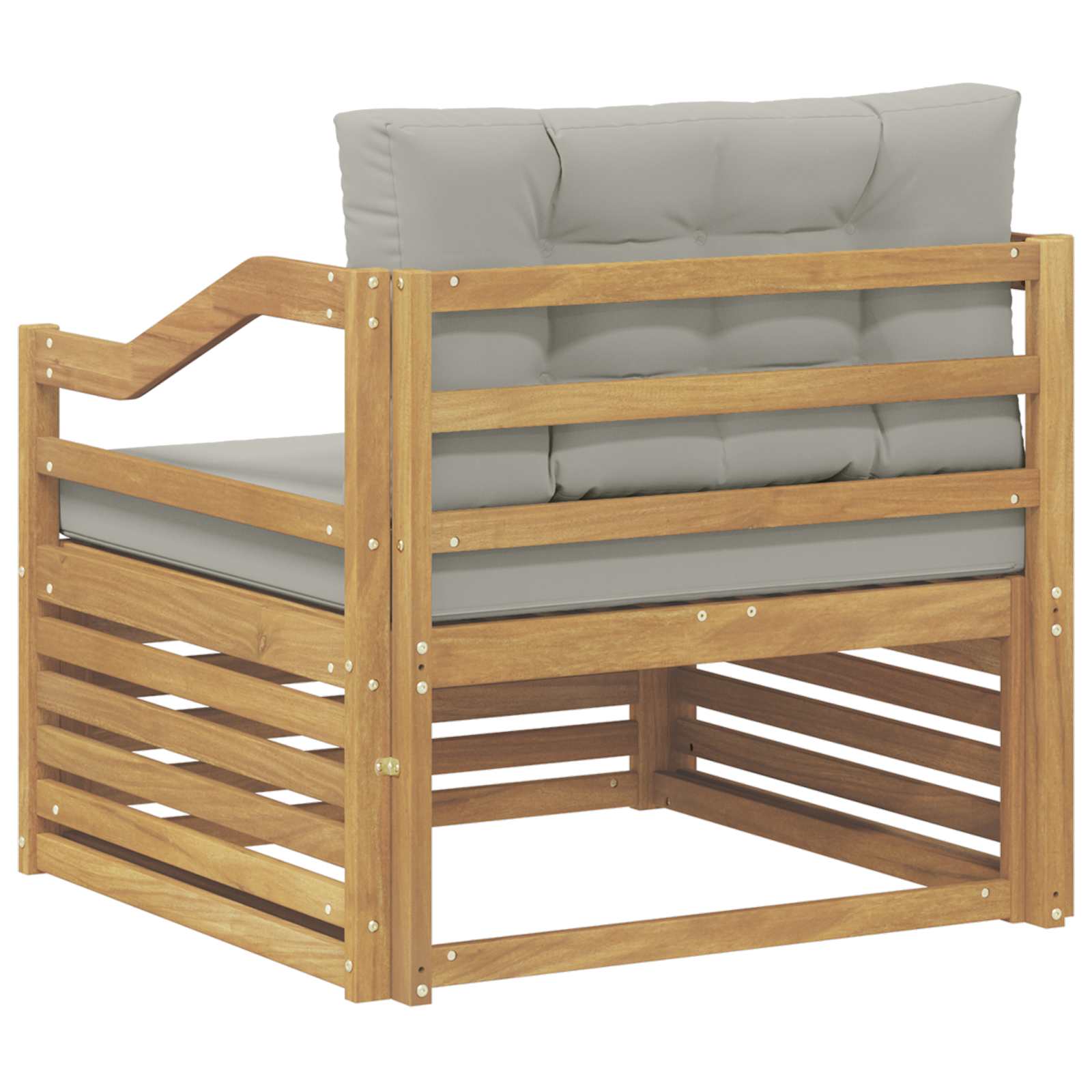 2 Stück Outdoor-Sofa Natur