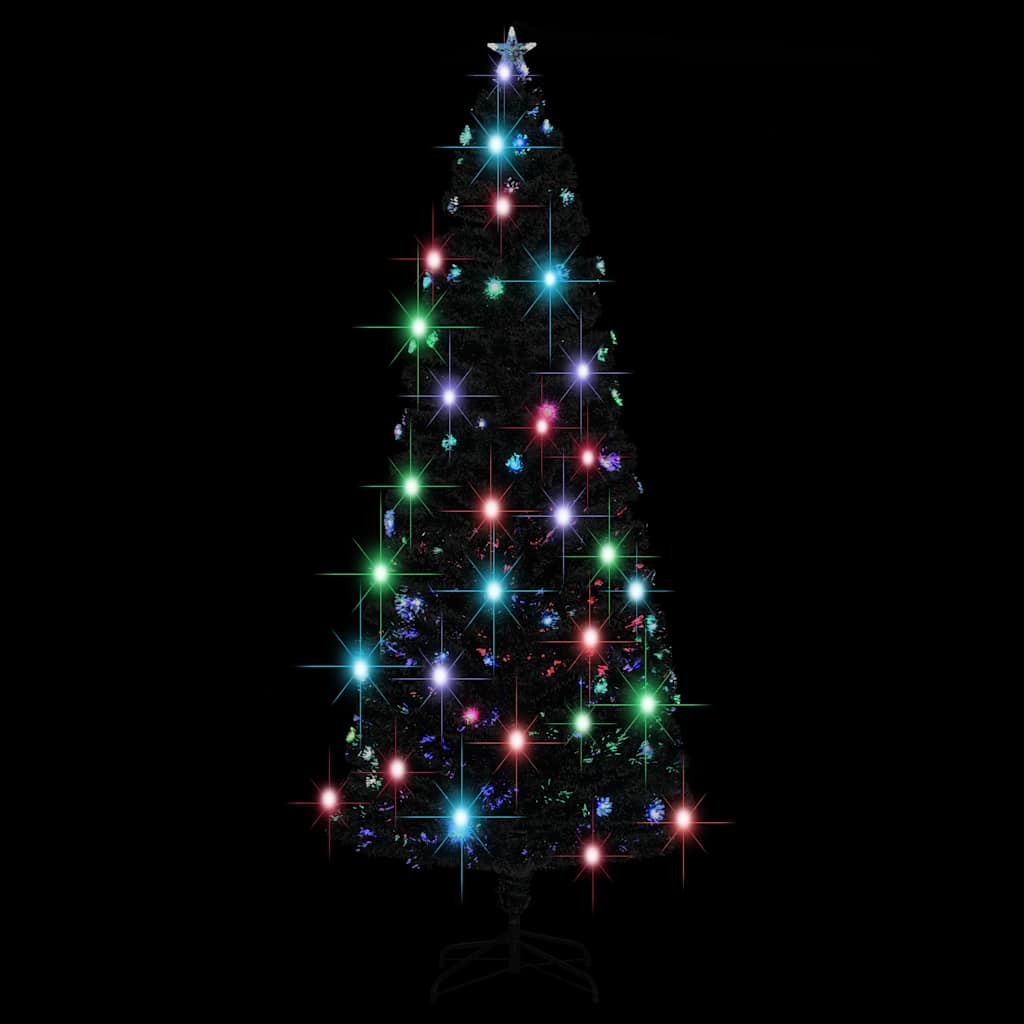 Vorbeleuchteter Weihnachtsbaum mit Ständer und LED 150 cm Glasfaser