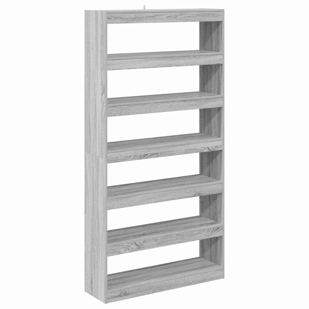 Bücherregal Weiß 100 x 30 x 198 cm Holzwerkstoff