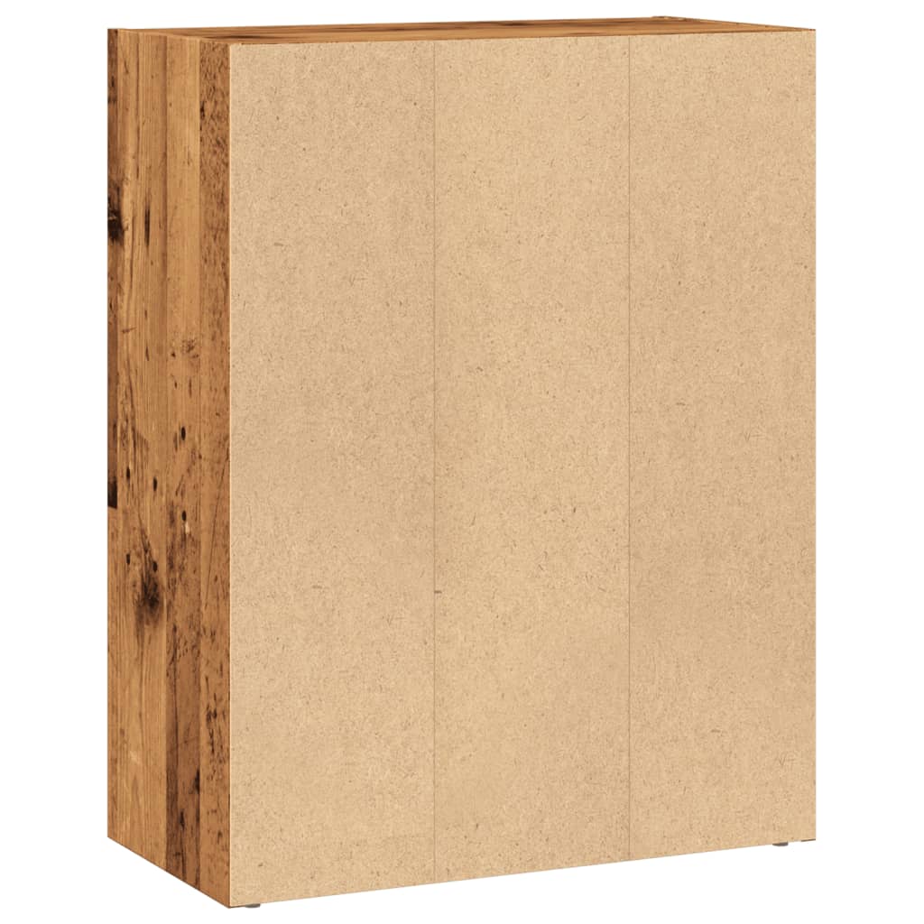 Bücherregal Weiß 80x30x189 cm Holzwerkstoff