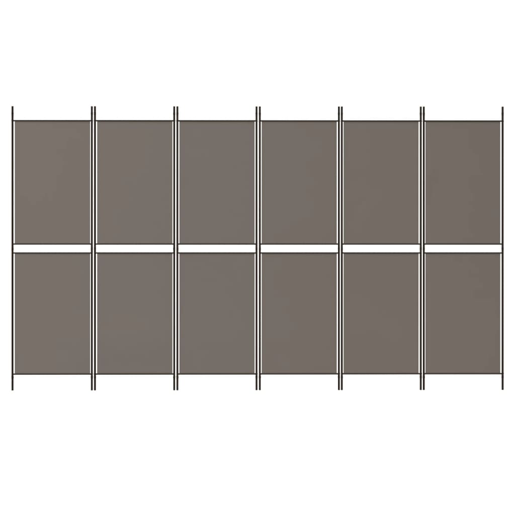 3-teiliger Raumteiler Beige 150 x 180 cm Stoff