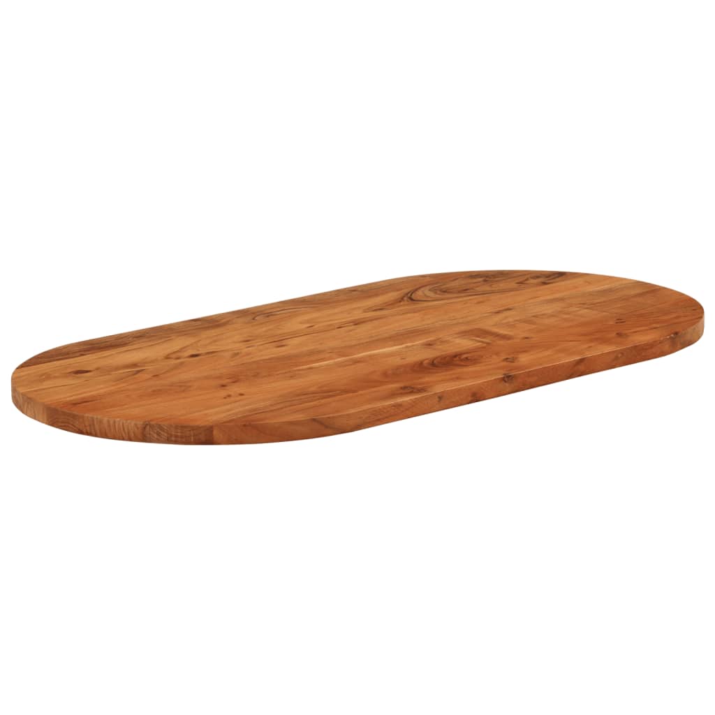 Tischplatte 110x40x2,5 cm Oval Massivholz Mango