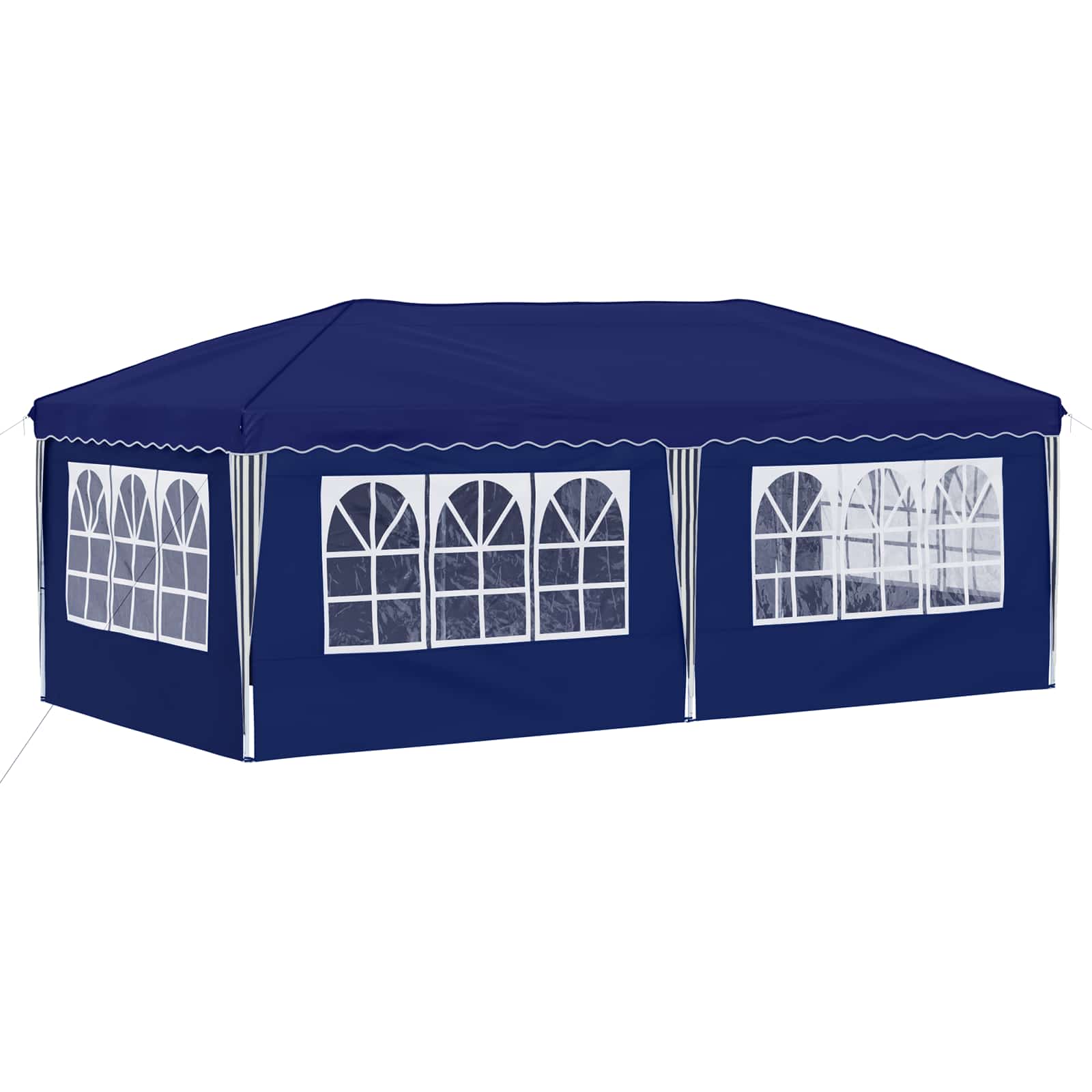 Pop-up Partyzelt 575 x 290 x 245 cm Creme