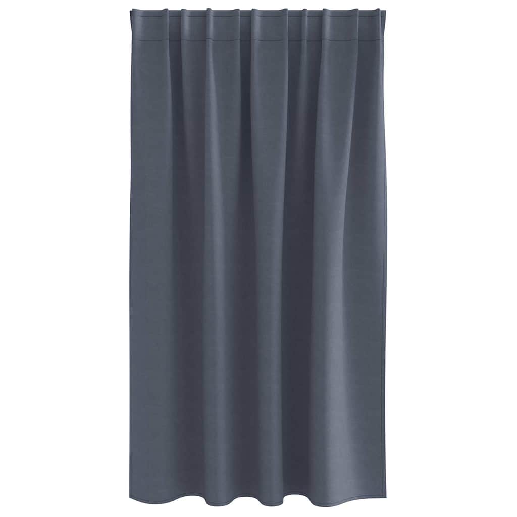 Verdunkelungs-Vorhänge mit Ringen 2 pcs Beige 140 x 140 cm