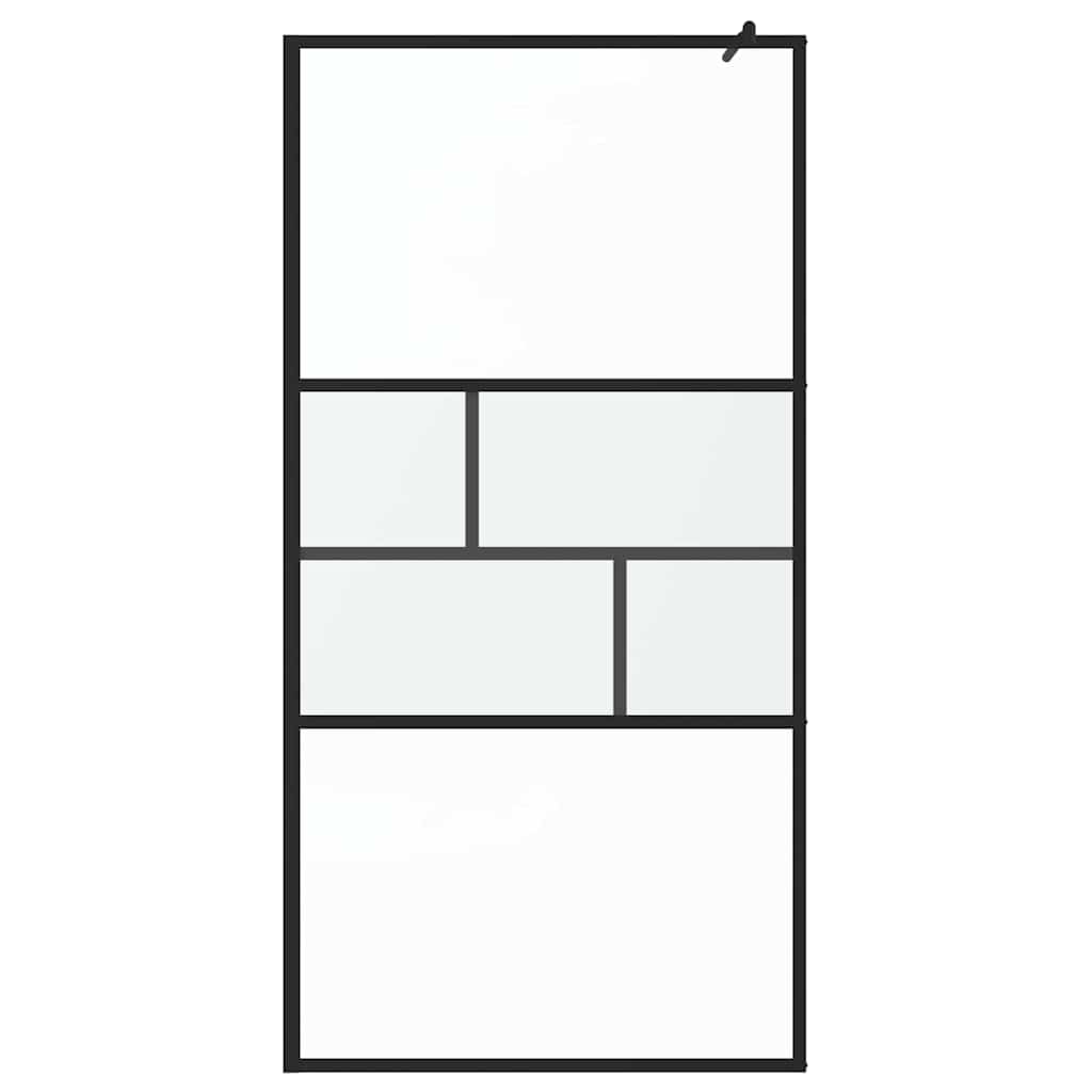 Duschwand für Begehbare Dusche mit Klarem ESG-Glas 80x195 cm