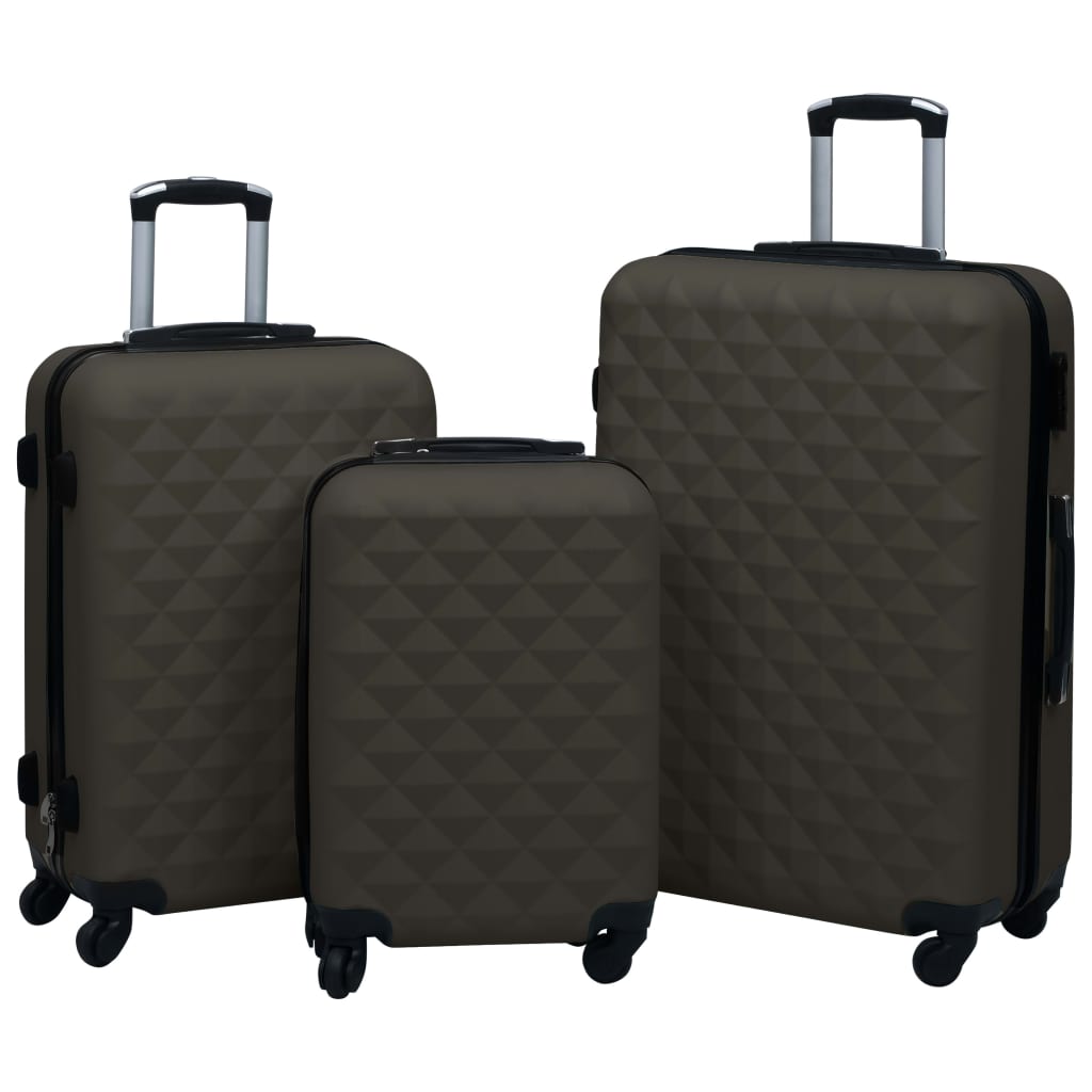 Hartschalen-Trolley-Set 3 Stk. Blau ABS