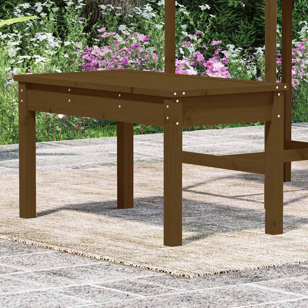 Gartenbank 50x44x45 cm Massivholz Kiefer