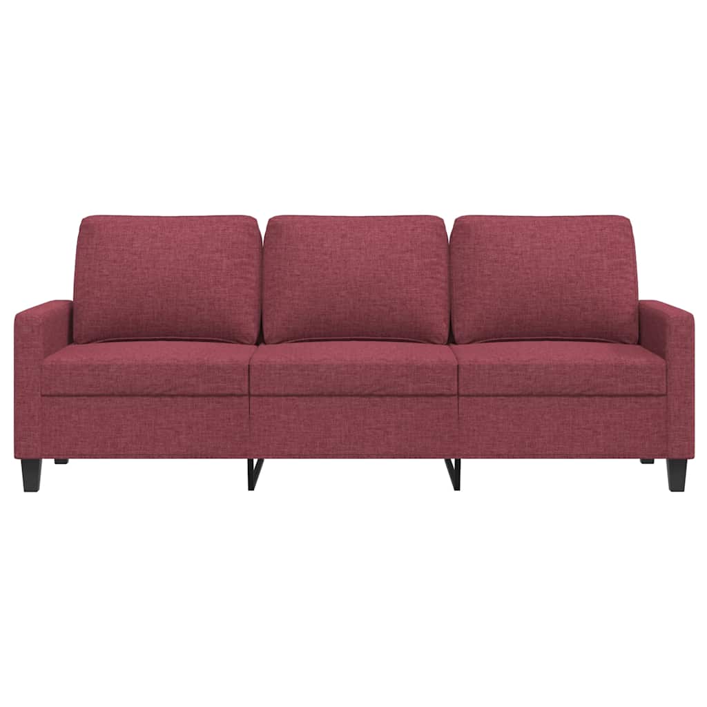 3-Sitzer-Sofa Hellgrau 180 cm Stoff