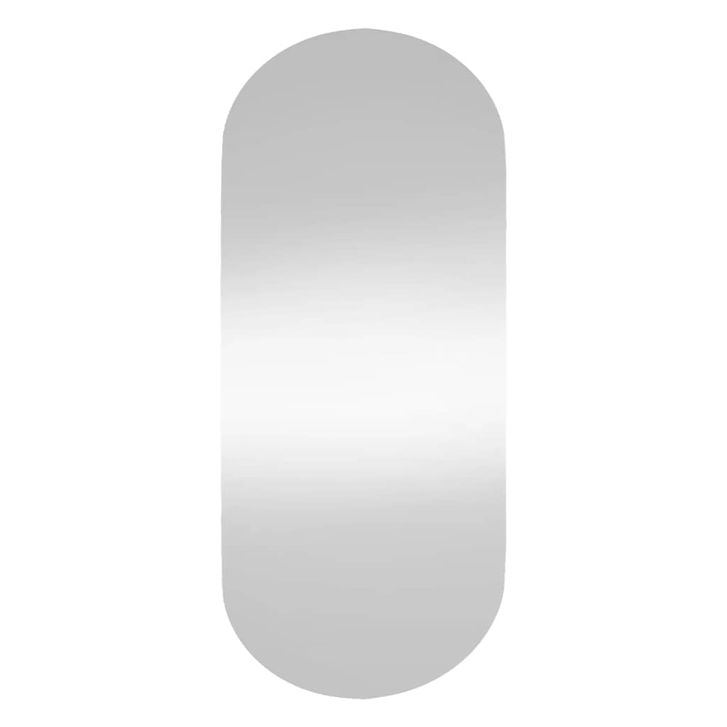 Spiegel mit LED-Leuchten 60x30 cm Glas Oval