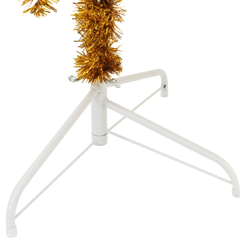 Künstlicher Halb-Weihnachtsbaum mit Ständer Grün 150 cm PVC