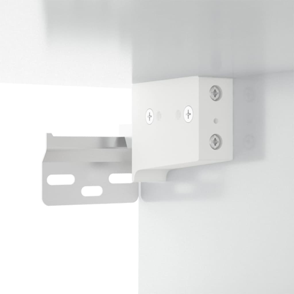 3-tlg. TV-Schrank-Set Weiß Holzwerkstoff