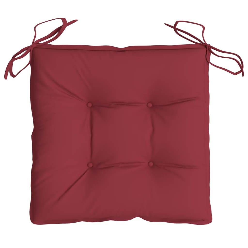 Stuhlkissen 4 Stk. Hellblau 40x40x7 cm Oxford-Gewebe