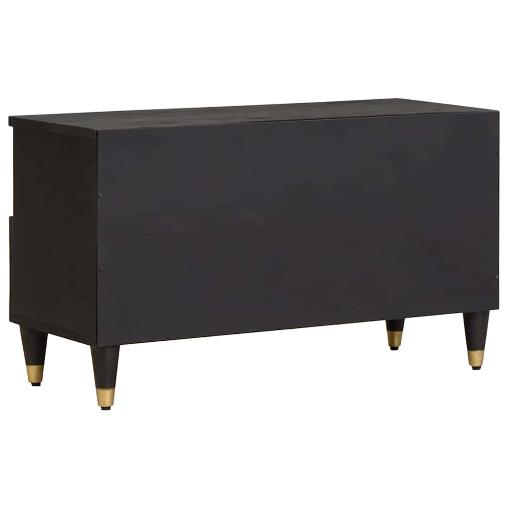 TV-Schränk Honigbraun 80 x 33 x 46 cm Massivholz Mango