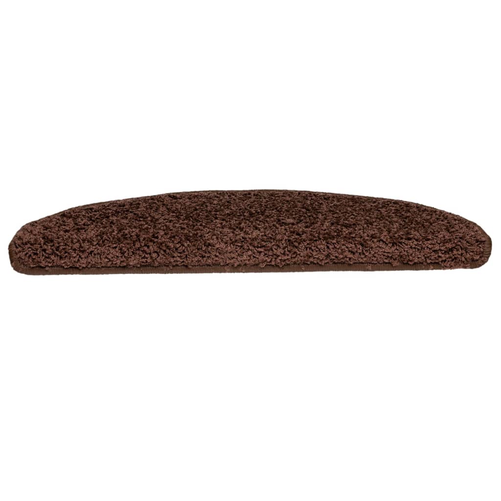 Stufenmatten 15 Stk. 56x17x3 cm Grau Halbrund