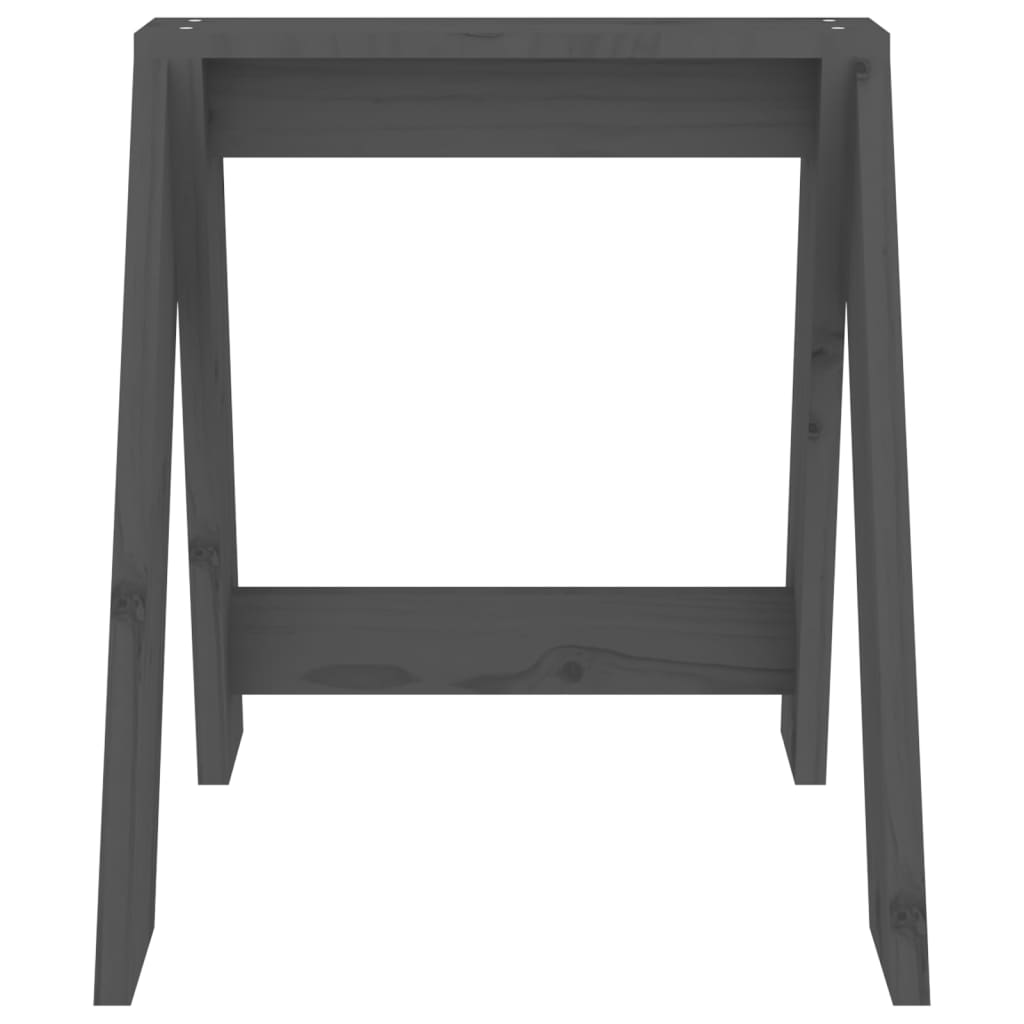 Hocker 2 Stk. 40x40x45 cm Massivholz Kiefer
