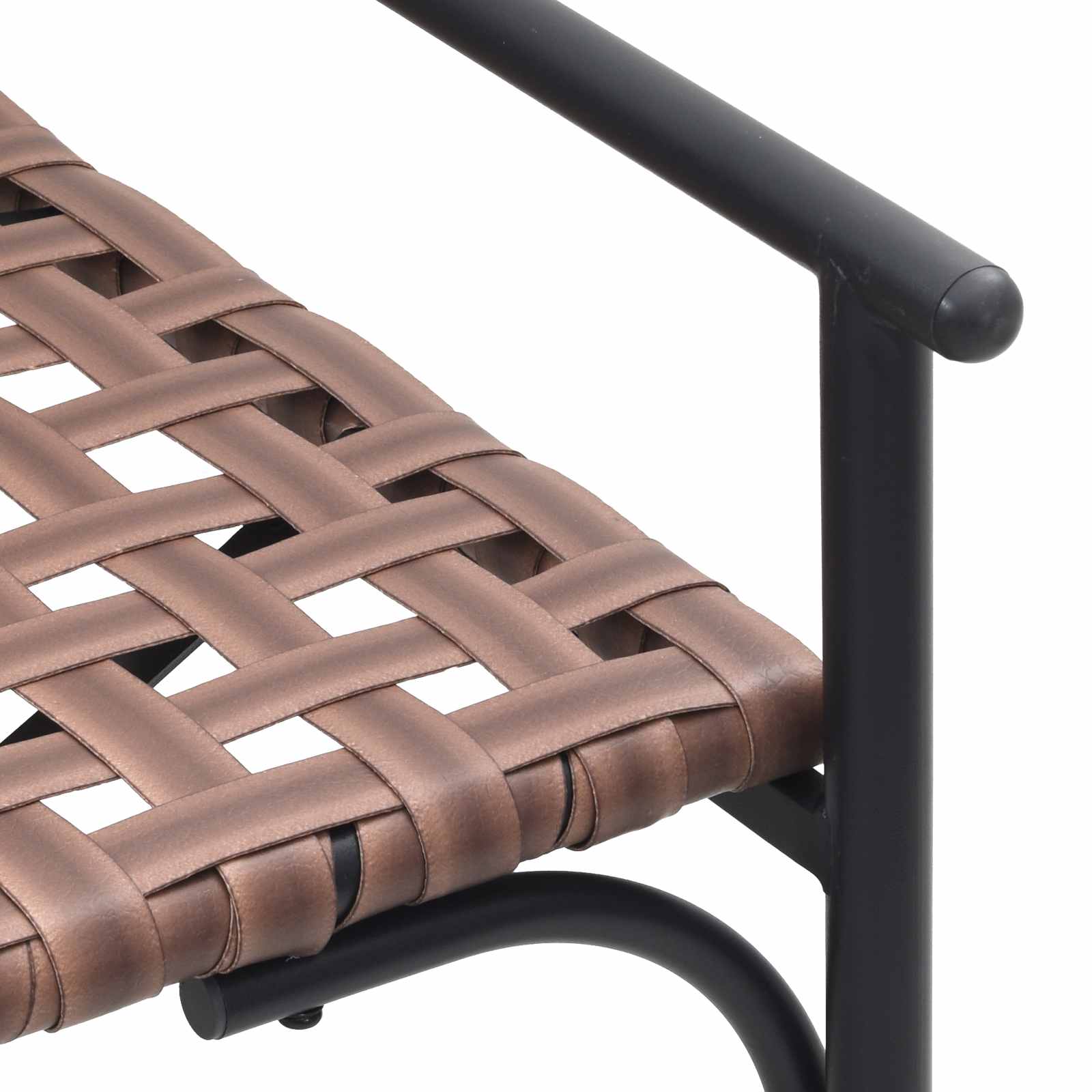 Gartenstuhl 2 pcs Braun 78 x 55,5 x 75,5 cm Poly-Rattan