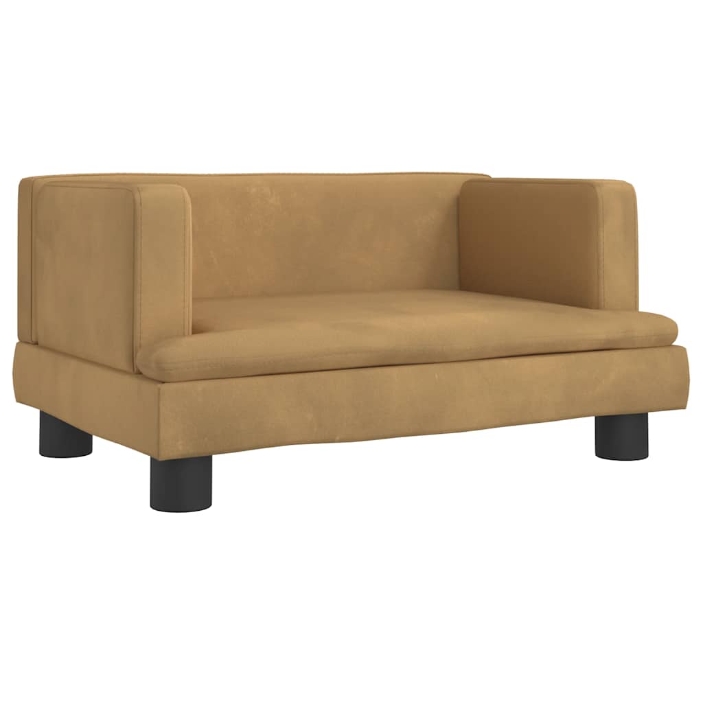 Hundebett Blau 80x45x30 cm Samt