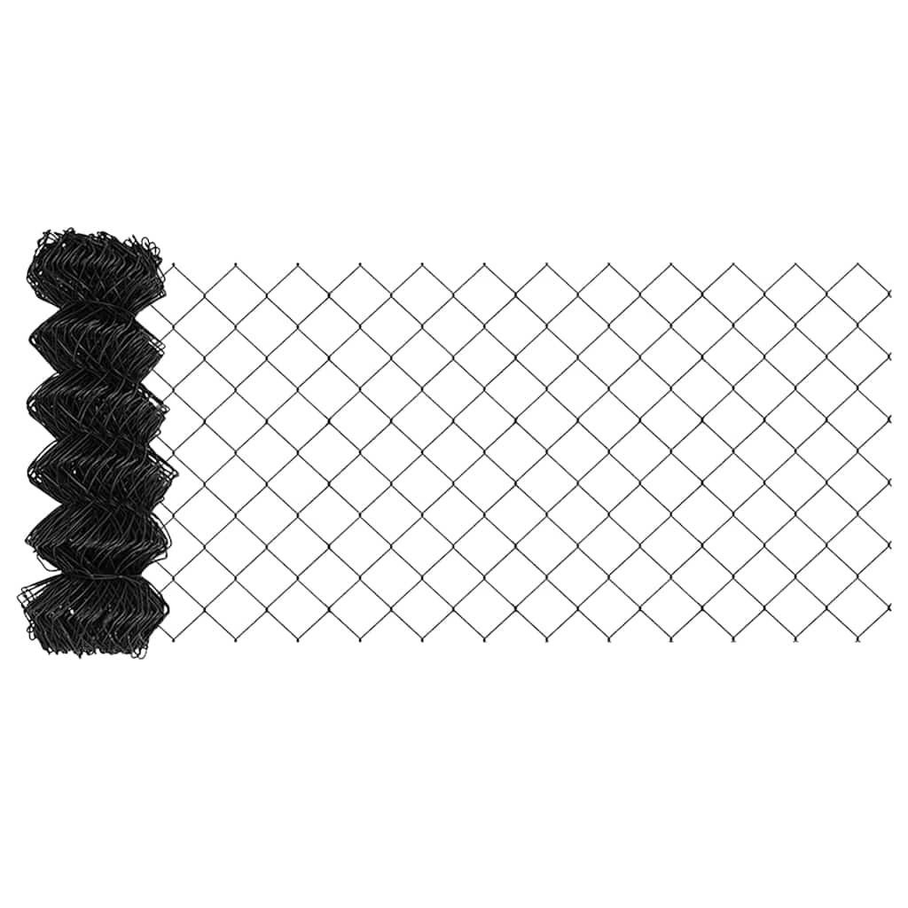 Outdoor Kettenglied-Zaun Erdfixierung 10 x 0,4 m Grün Netz