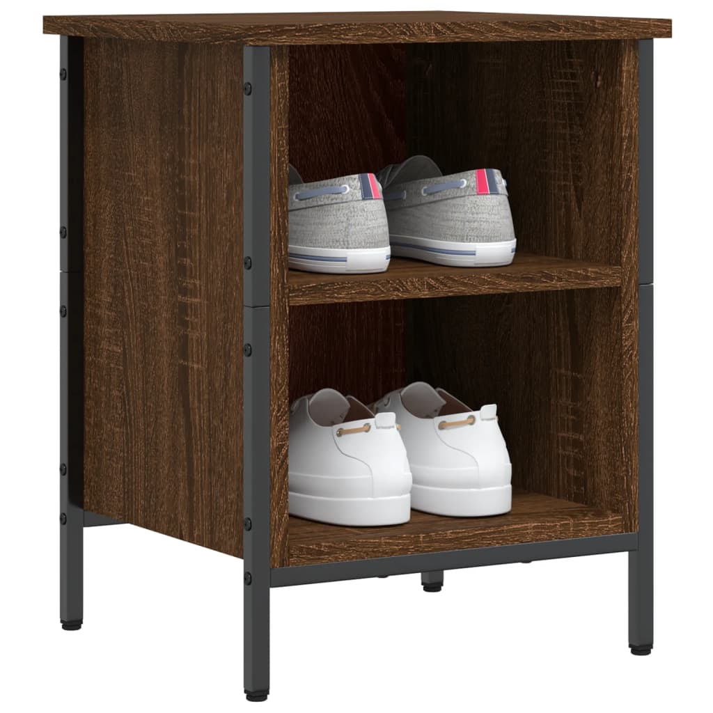Schuhregal Schwarz 38x35x50 cm Holzwerkstoff