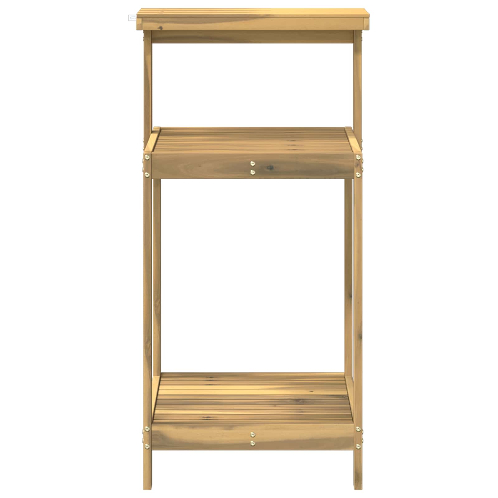 Outdoor Umtopfbank 56,5 x 48,5 x 107 cm Massivholz Akazie Natur