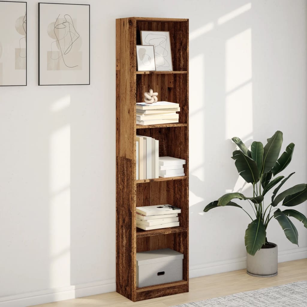Bücherregal Weiß 40x24x75 cm Holzwerkstoff