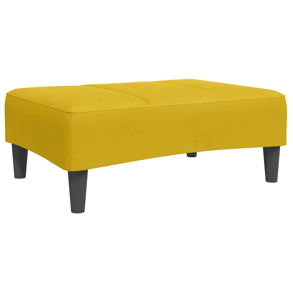 Fußhocker Blau 77x55x31 cm Samt