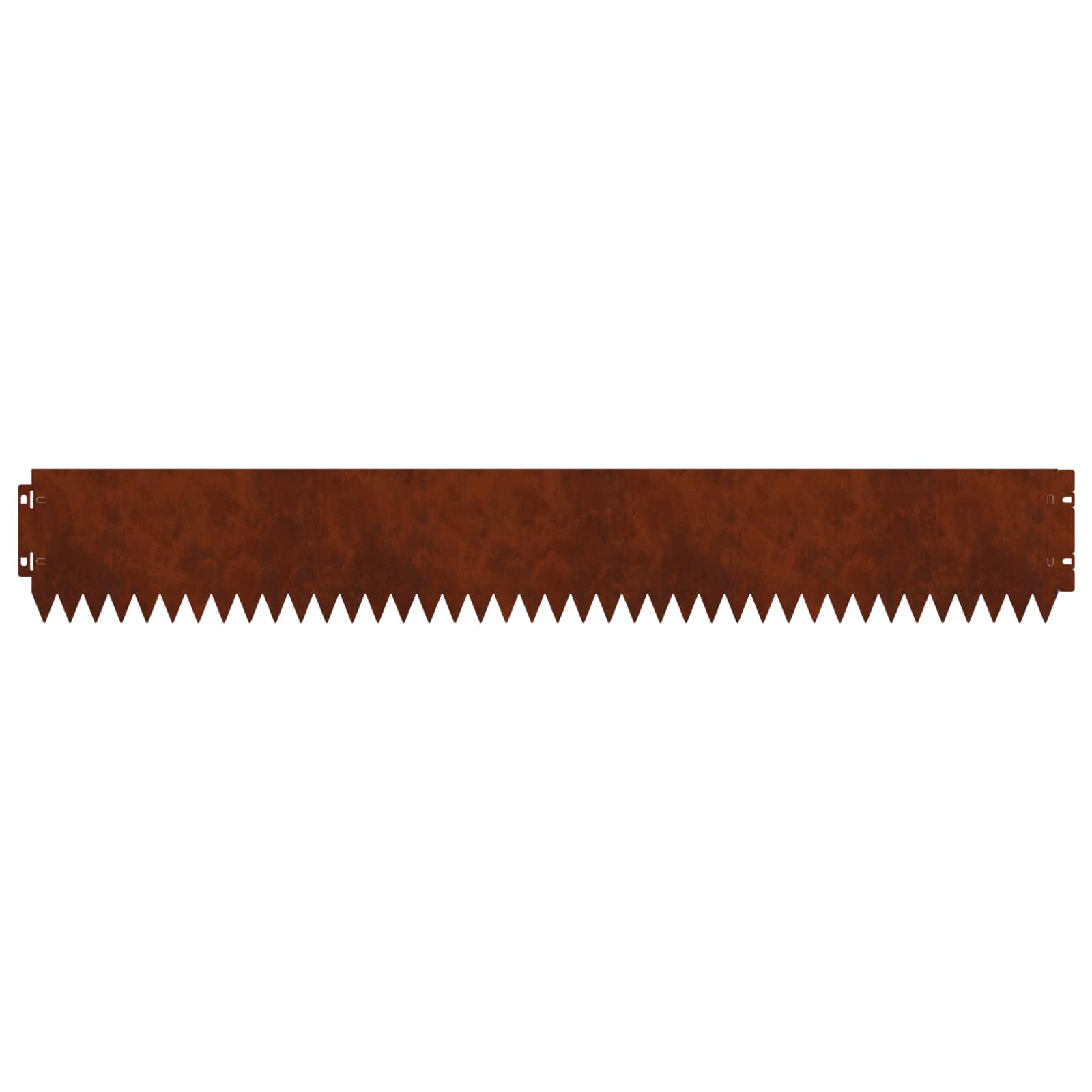 Raseneinfassung 10 pcs 103 x 10 cm Stahl Schwarz