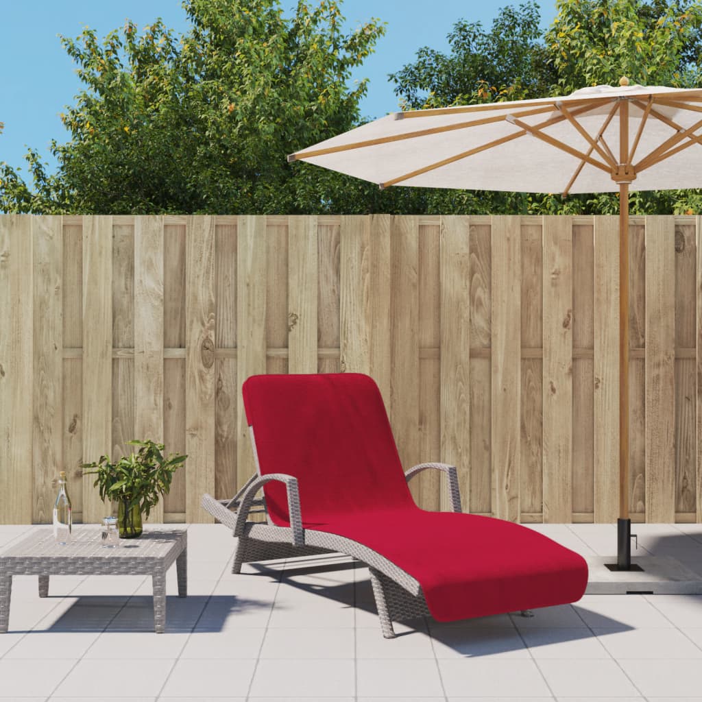 Strandtücher 4 Stk. Weiß 60x135 cm Stoff 400 GSM