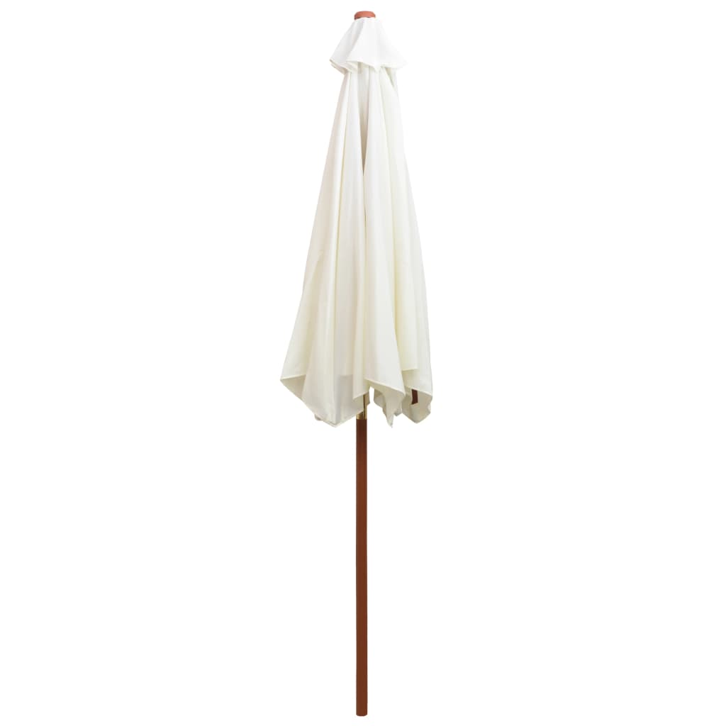 Sonnenschirm mit Holz-Mast 270 cm Blau