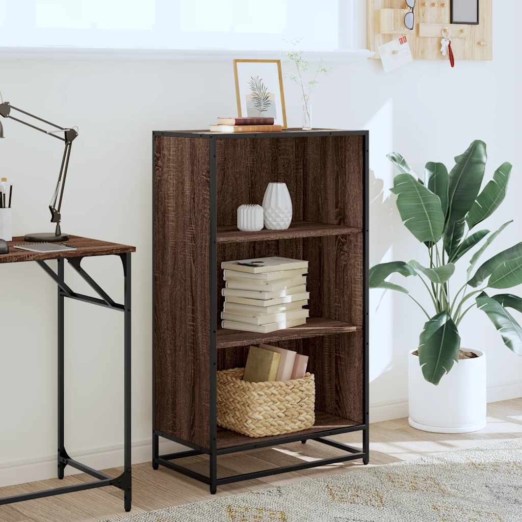 Bücherregal Schwarz 60x35x139 cm Holzwerkstoff