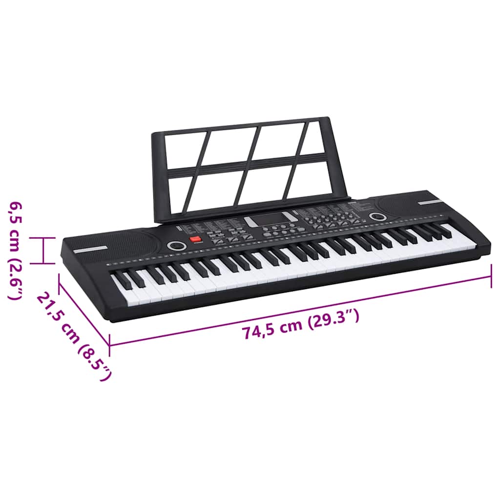 37 Tasten Klavier Elektrisches Keyboard mit Mikrofon für Kinder