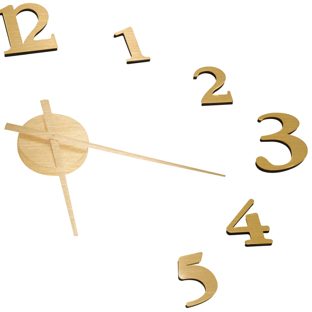 3D-Wanduhr Modernes Design Silbern 100 cm XXL