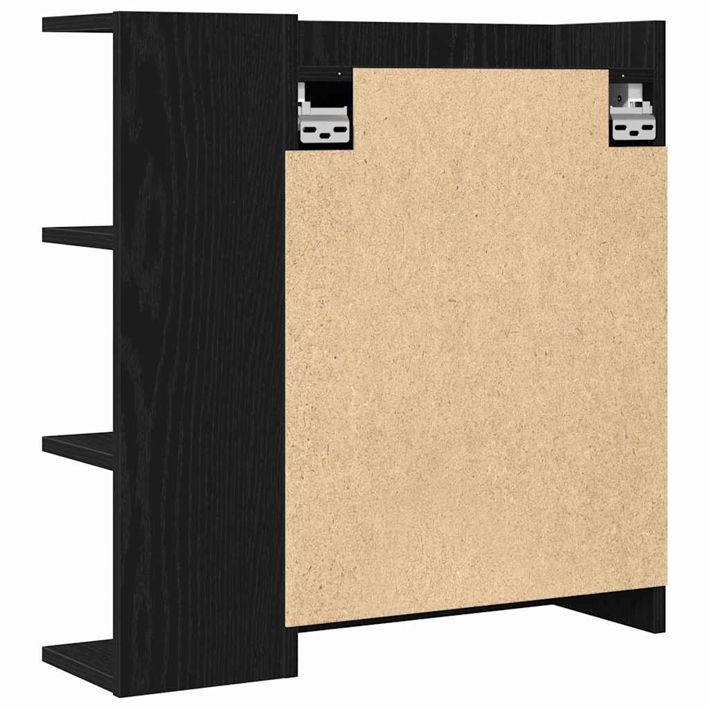 Bad-Spiegelschrank Weiß 62,5x20,5x64 cm Holzwerkstoff