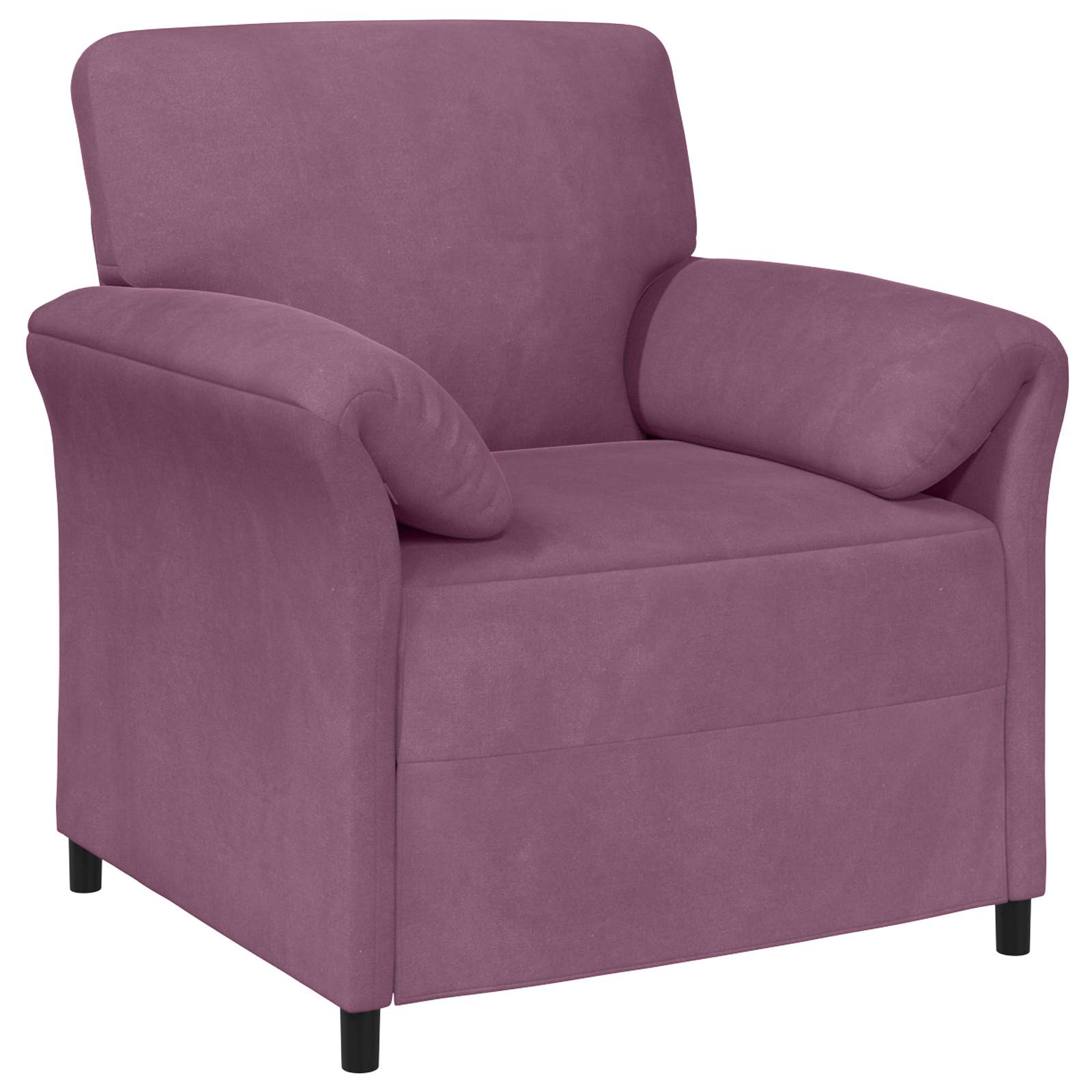 1-Sitzer Sofa Hellgrau 88 x 83 x 95 cm Samt