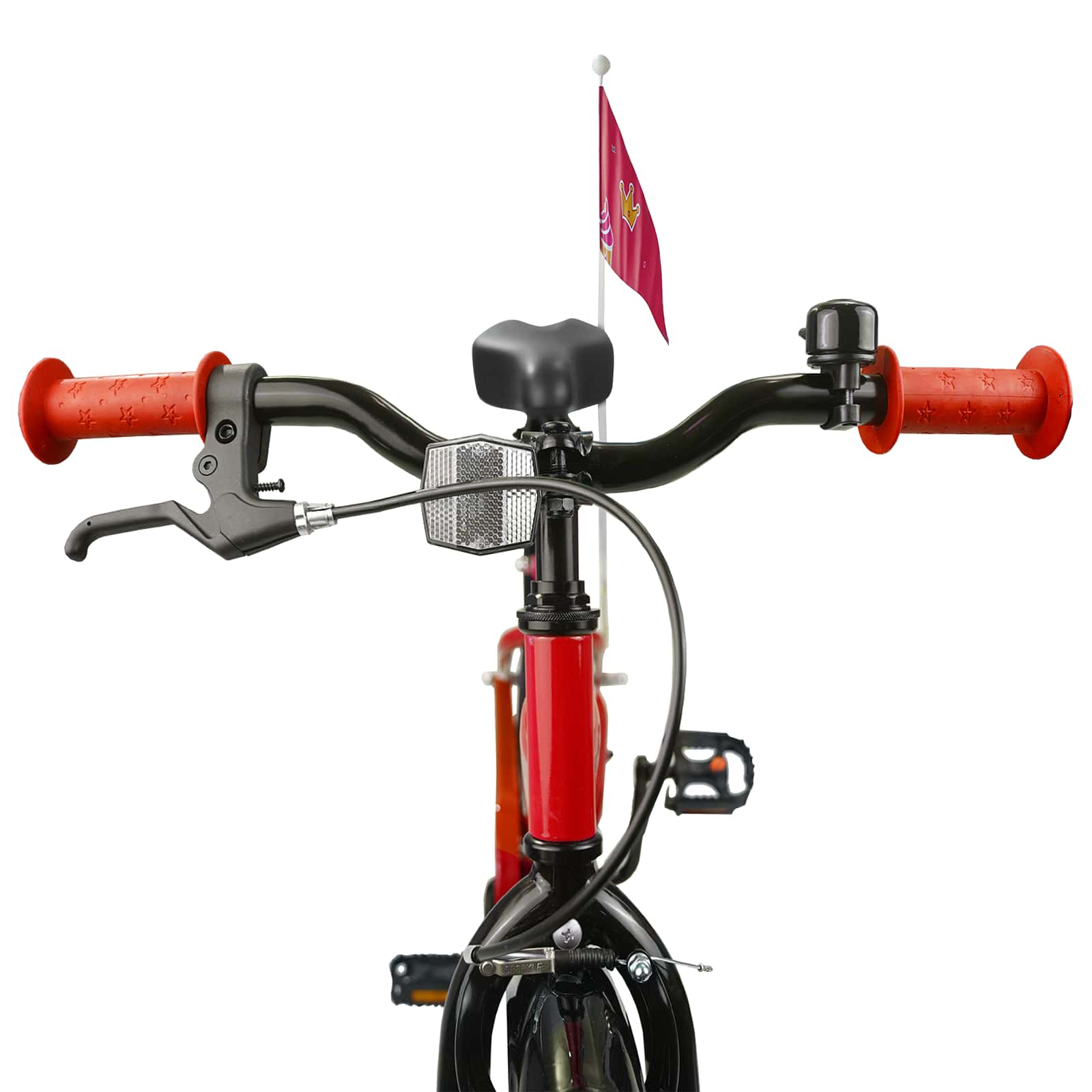 Kinderfahrrad 12 Zoll für 2-4 Jahre alt Schwarz