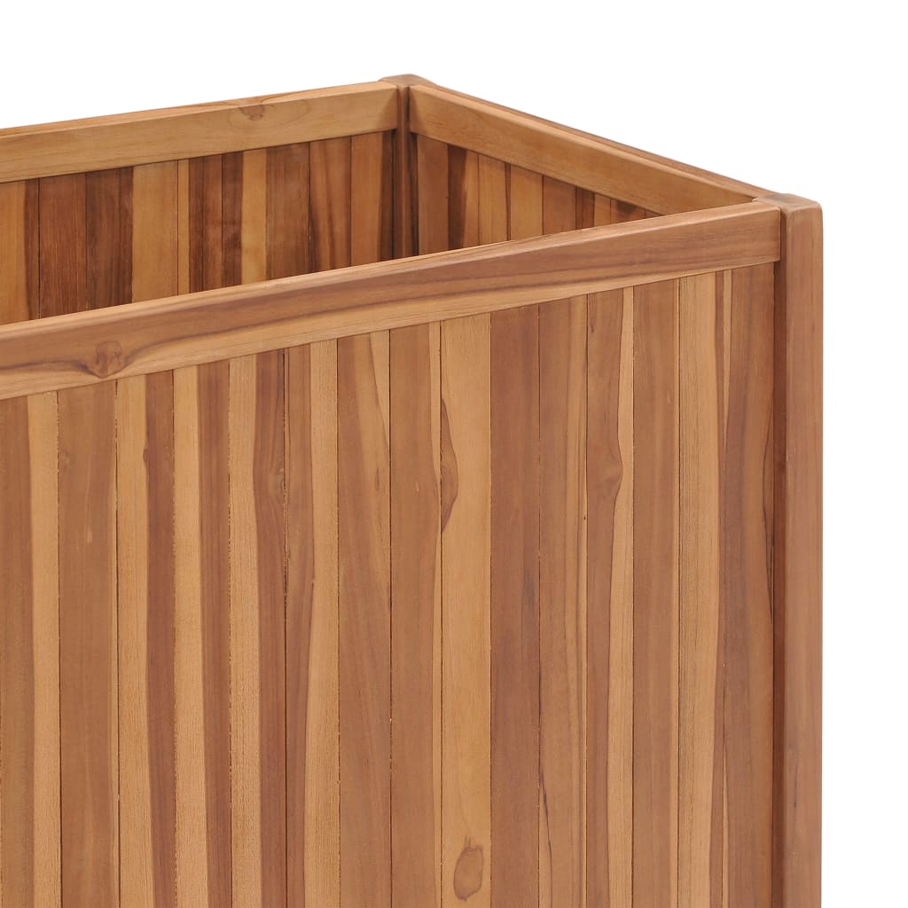 Hochbeet 150x30x25 cm Massivholz Teak
