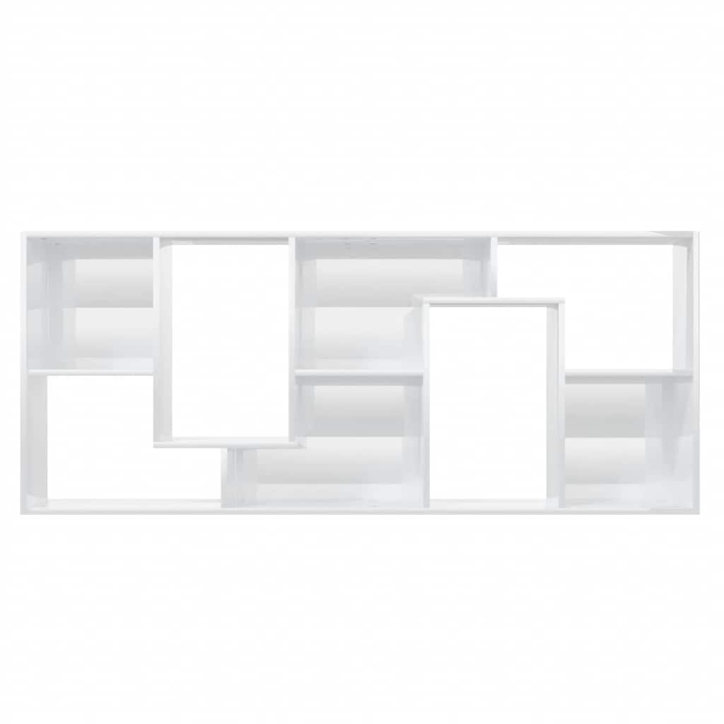 Bücherregal Weiß 67x24x161 cm Holzwerkstoff