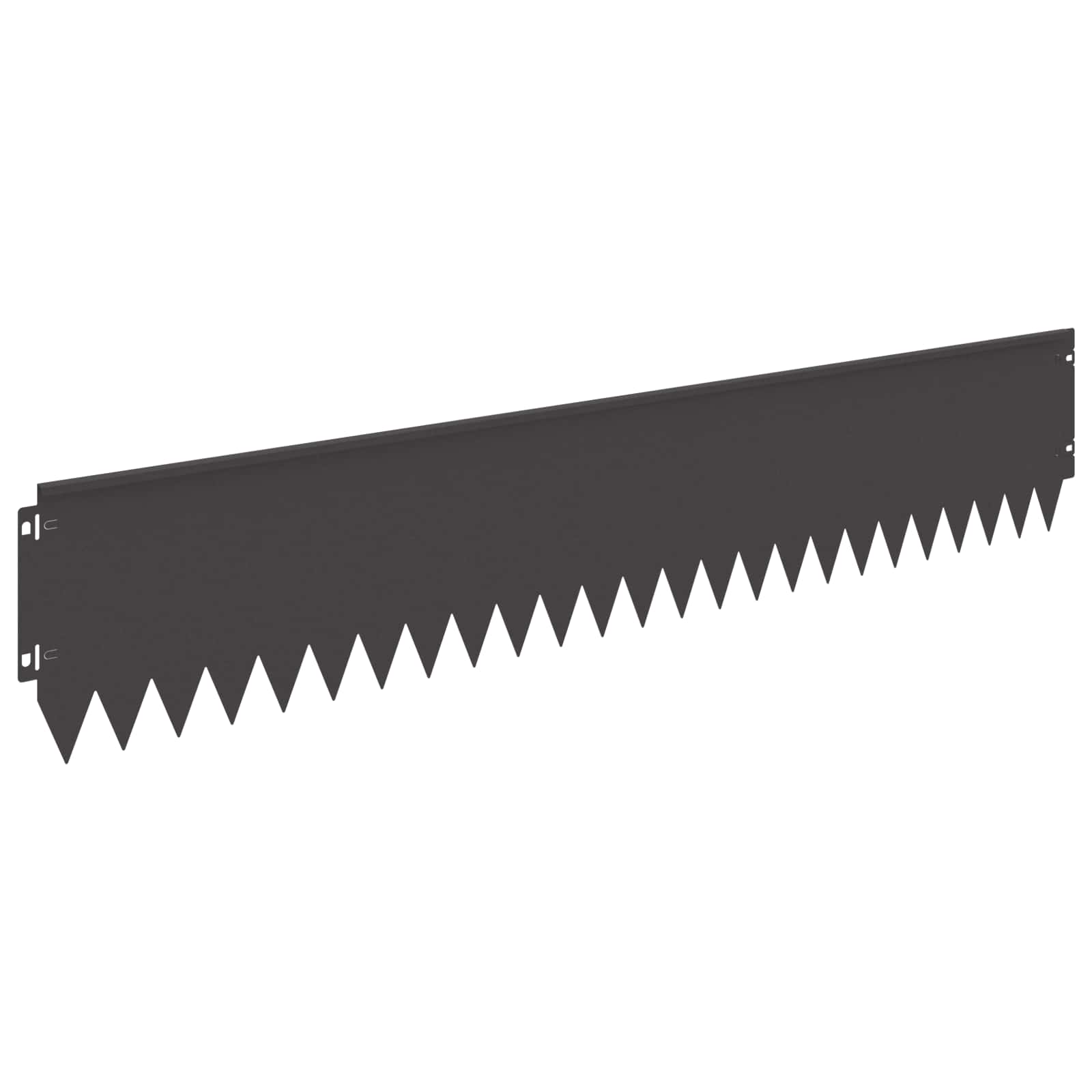 Raseneinfassung 10 pcs 103 x 10 cm Stahl Schwarz